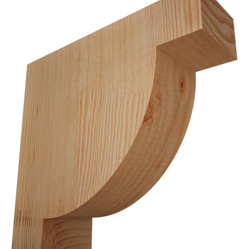 Ekena Millwork RFT04X12X12ALP00SDF Alpine Smooth Rustic Wood Rafter Tails' 3 1/…