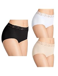 Wacoal Mujer Nuevo algodón Suede Full Breve Panty