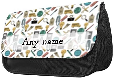 Personalised Funny Doodle Themed Pencil Case. Make up case, Back to School Gift.