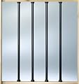 Deckorators Aluminum 26" Balusters - Black - 10 Pack (Deckorators DB52613)