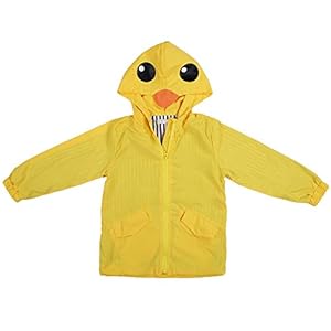 Baby Eend Regenjas, Zomer Baby Jongen Meisje Eend Waterdichte Leuke Cartoon Hoodie Rits Lichtgewicht Regenkleding Jas…