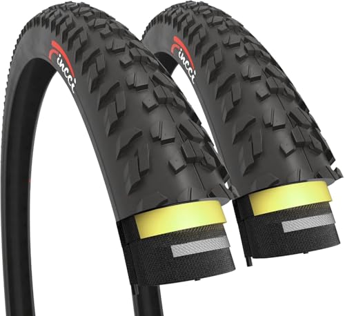 Fincci Copertone 26x1.95 Pollici 52-559 Copertoni con Protezione Anti-puntura Antiforatura da 3 mm 60TPI per MTB Mountain Bike Ibrida Bici Bicicletta con 26 x 1.95 Pneumatico