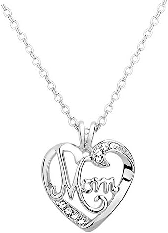 First Love Lady Letters "MOM" Fashion Crystal Necklace(C3)