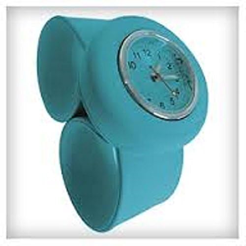 Silly Slapz SW-Aqua Slap Watch Round Large, Aqua