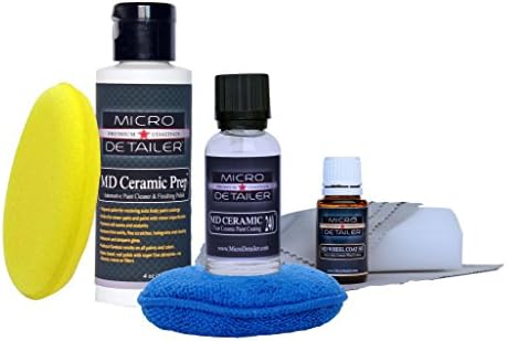 Micro Detailer Ultimate 2 Year Ceramic Paint, Wheel and Glass Coating Kit (50 ml Kit)