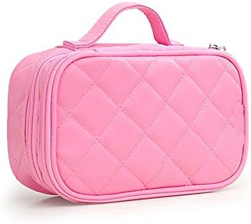 Make-Up Pouches Portable High Capacity Korean Version of The Ladies Cosmetic Bag Creative Nylon Waterproof Wash Bag. Toiletry Cosmetic Bags (Color : Pink)
