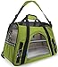 Paws & Pals Airline Approved Pet Carrier - Soft-Sided Carriers for Small Medium Cats and Dogs Air-Plane Travel On-Board Under Seat Carrying Bag with Fleece Bolster Bed for Kitten Cat Puppy Dog Taxi