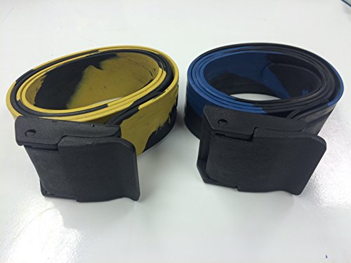 SpearPro Rubber Weight Belt with Nylon Buckle (yellow/black)