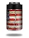 Painted Faded and Cracked USA American Flag - Decal Style Skin Wrap fits Yeti Rambler Colster and RTIC Can (Cooler NOT Included)