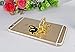 IYOYI Animal Phone Ring Holder 360 Degree Rotation Cute Phone Ring Kickstand Universal Grip Finger Stand for iPhone Samsung Smartphone (Metal Dog - Rose Black)