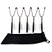 Telescoping and Extendable Hot Dog Forks and Marshmallow Roasters – Set of 5 Campfire Sticks -Stainless Steel Marshmallow Roasting Sticks – Smores Skewers – Great for Campfires, Fire Pits, and Campingthumb 2