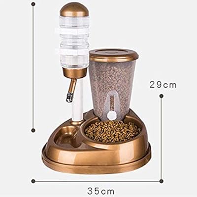 Metermall Automatic Feeder With Large Capacity Water Fountain