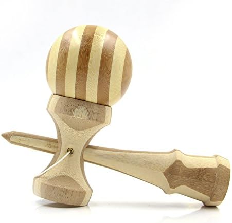 BAMBOO KENDAMA With Translucent Primary Ball + Extra String By RQN