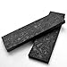 Aibote 1 Pair Marble Pattern Carbon Fiber Knife Handle Scales Slabs Handles Material Knives High-end Custom DIY Tools for Blanks Blades Jewelry Making(Each Pair is Unique)