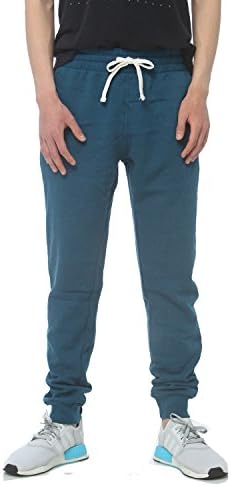 ProGo Men's Casual Jogger Sweatpants Basic Fleece Marled Jogger Pant Elastic Waist