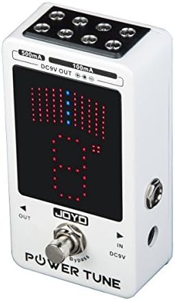 JOYO JF-18R Power Supply and Tuner Chromatic Guitar Pedal Tuner