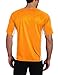 Kanu Surf Men's Standard Short Sleeve UPF 50 Swim Rash Guard Sun Shirt (Regular & Extended Sizes), Orange/White, Medium