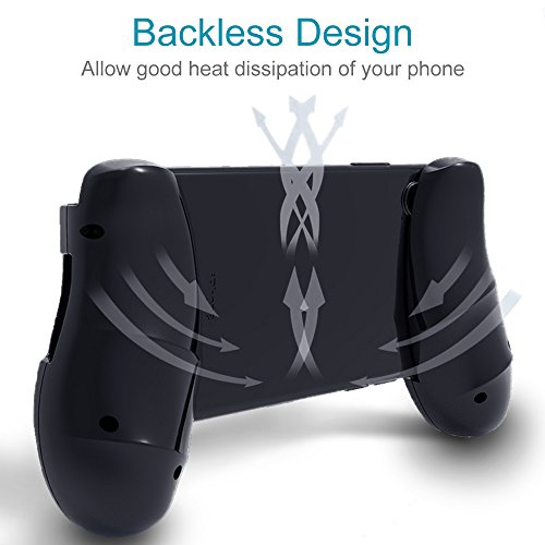 ElementDigital Hand Grip Joystick Phone Holder for iPad Android Phone Games Tablet Games Phone Game Controller Mobile Game Joystick Game Sucker Hand Touch Button