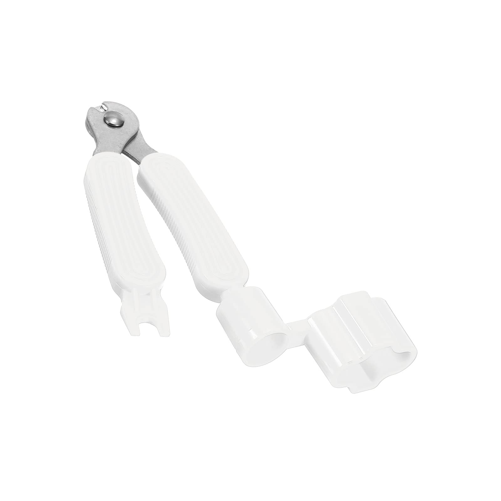 PATIKIL Guitar String Winder Bridge Remover Pin Puller String Cutter Multifunctional Guitar Tuning Tool Bass Guitar Accessories, White