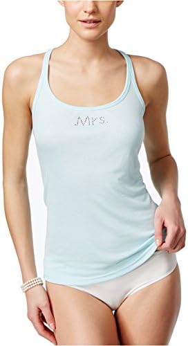 Womens Embellished Lace Inset Sleep Tank