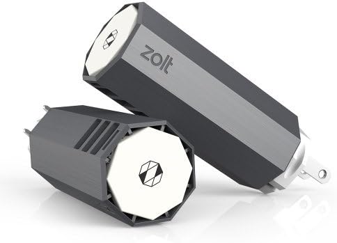 Zolt 70W Portable Laptop AC Charger Plus w/8 Power Tips &amp; USB Charging Ports (Graphite)