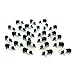 ERTL Hampshire Pigs (Pkg. of 25) 1:64 Scale
