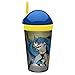 Zak Designs Batman ZakSnak All-In-One Drink Tumbler + Snack Container For Toddlers – Spill-proof 4oz Snack Container Screws Securely Onto 10oz Tumbler With Accessible Straw, Batman