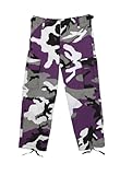 Kids Purple Camouflage BDU Pants