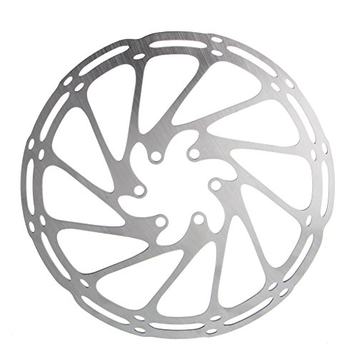 Stainless 180mm with 6 Bolts Brake Disc Rotors for Road Mountain Bicycle Bike Cycling MTB