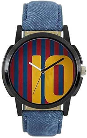 Mens Analog Barcelona Theme Multicolor Watch