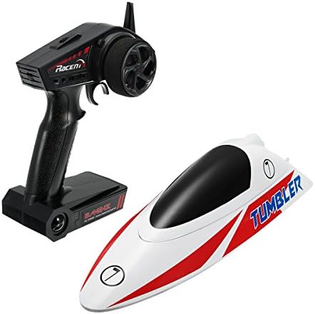 Rc Boats for Pools,REALACC V796-1 Racing Boat Remote Control Boat for Pools for Lakes 2.4Ghz High Speed Electric Rc Boat speep up to 25km/h Tumbler RTR