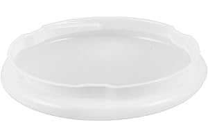 JECOMPRIS Ceiling Fan Light Shade Acrylic Dome Cover 21.5cm Diameter 2cm Height Replacement Globe for Home