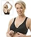 Carole Martin Full-Freedom Wireless Comfort Bras - 3 Pack White, Beige, Black-44