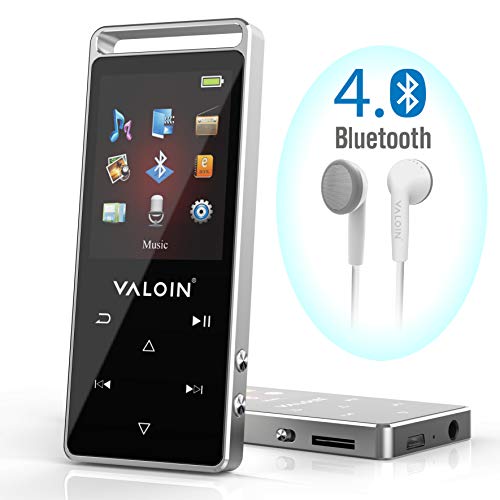 Valoin MP3 Player with Bluetooth,Built-in 8GB Memory Audio Player for Wired or Wireless Earphones, Headphones, Speakers - Thumbnail 6