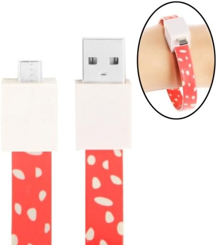 Data Cables Bracelet Style Micro USB Data Transfer &amp;Charging Noodle Cable for Samsung Galaxy S6 / S5 / S IV / i9500 / S III Galaxy Tab / Sony ( SKU : S-SCS-2164B )