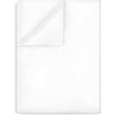 Lirex Flat Sheet, Twin Size Extra Soft Brushed Microfiber Flat Sheet, Machine Washable Wrinkle Free Breathable (White, Twin)