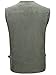 Alipolo Fishing Vest Men Athletic Outdoor Photo Journalist Hunting Travels Jacket Multiple Pockets Army Green US XXL/Label 5XL