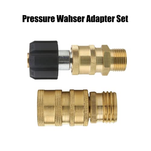 M MINGLE Ultimate Pressure Washer Adapter Set, Quick Disconnect Kit