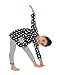 Arshiner Little Girls Long Sleeve Cute Rabbit Print with Pockets Cotton Outfit 2 pcs Pants Sets Top+Legging,Navy Blue,110(4-5years old)