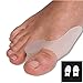 Kalevel 2pcs Big Toe Separators Gel Straightener Toe Spreaders Spacers for Hammer Toes Pedicures Bunion Corrector Sleeve Pain Relief for Women Men (Big Toe)