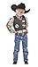 Big Country Toys PBR Rider Vest - Medium Western Kids Bull Riding Costume - Child Rodeo Vest for Boys - Horse Riding Accessories (Medium)