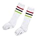 Natuworld Pack of 4 Children Girls Boys Toddlers Cotton Thicken Knee Long Soccer Socks Team Socks for 6-7 Years Old Kids(diffrent color)