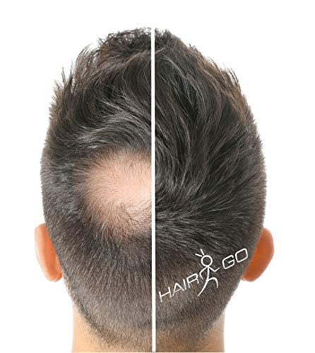 HAIR GO Premium Schütthaar zur Haarverdichtung | Haarpuder | Streuhaar | Haarauffüller | Haarausfall | Haarverdichter 100% natürlich & vegan, 1er Pack, (1x 25 gr.) (schwarz) thumbnail 3