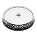 MNDADISK Blank Blu Ray Discs 50GB BD-R DL 4X Speed High Grade Bluray Dual Layer Spindle 10-disc
