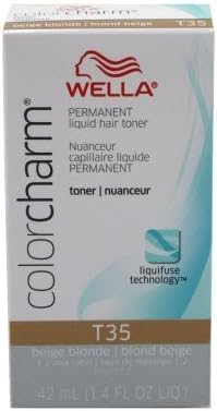 Wella Color Charm Liquid Toner T35 Beige Blonde By Wella Amazon