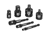 ARES 28000 - Impact 3-Inch Extension and Socket Adapter Set - Includes 3-Inch Extensions in 1/4-Inch Drive, 3/8-Inch Drive, and 1/2-Inch Drive, 2 Adapters, and 2 Reducers