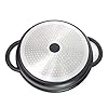 Jean-Patrique-The-Whatever-Pan-Cast-Aluminium-Griddle-Pan-with-Glass-Lid-106-Diameter-Induction-Compatible-Non-Stick Jean-Patrique The Whatever Pan Cast Aluminum Griddle Pan for Stove Top - Lighter Than Cast Iron Skillet Pancake Griddle…