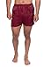 TexereSilk Men's 100% Silk Dress Boxers - Underwear for Men (Board Room, Burgundy, Large) for Him MS6102-BRG-L