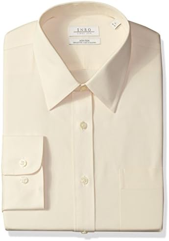 Enro Men's Classic Fit Big-Tall Solid Point Collar Dress Shirt