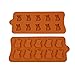 Joinor Set of 3pcs Cute Cat Silicone Fondant Gummy Candy Mold, Chocolate Mold, Jelly Mould